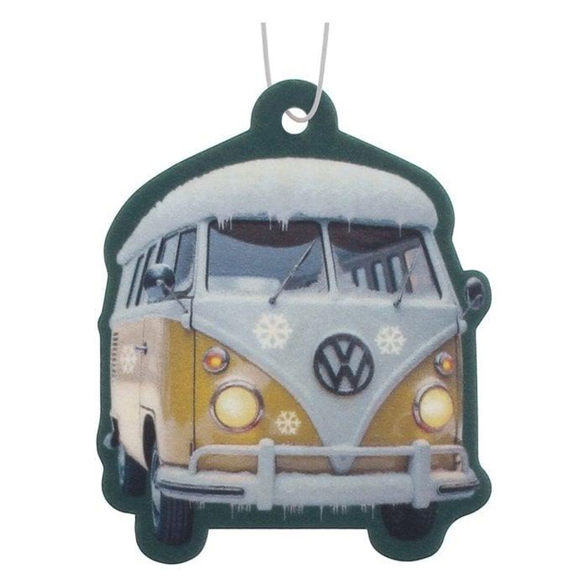 Volkswagen VW T1 Bus Air Freshener - Yellow/Vanilla *WINTER EDITION*