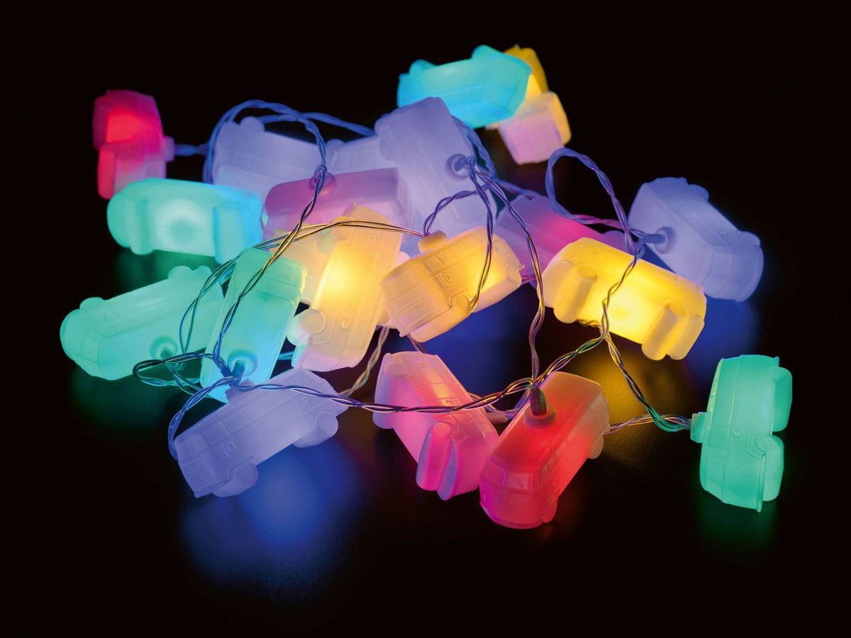 VW T1 Buss 3D lysslynge 3 m, 20 x LED (USB-C)