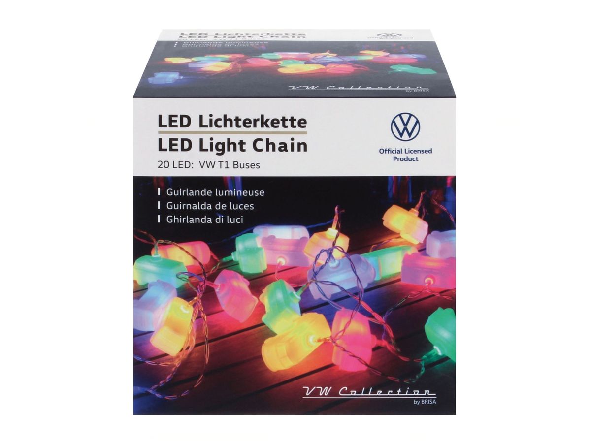 VW T1 Buss 3D lysslynge 3 m, 20 x LED (USB-C)