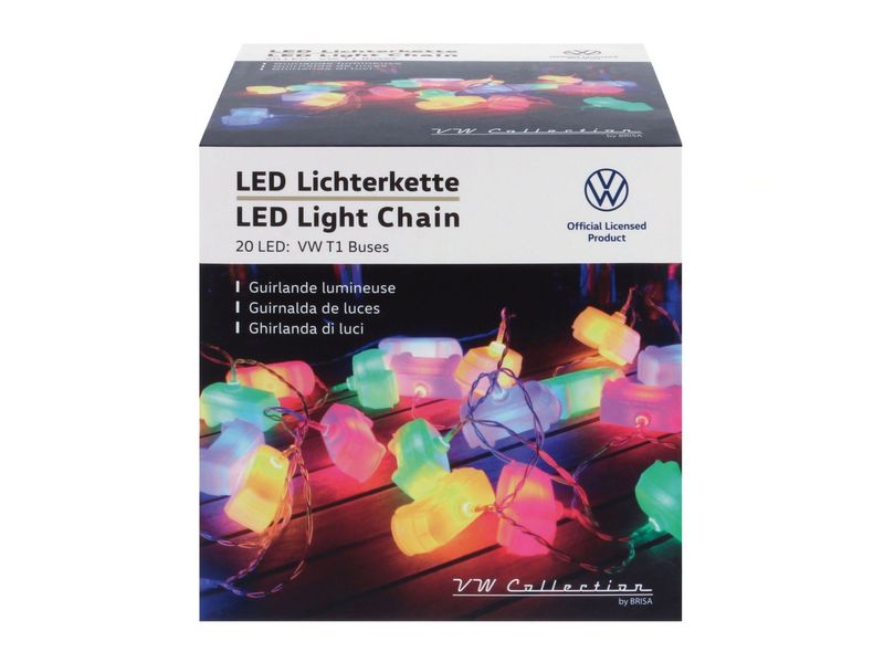 VW T1 Buss 3D lysslynge 3 m, 20 x LED (USB-C)