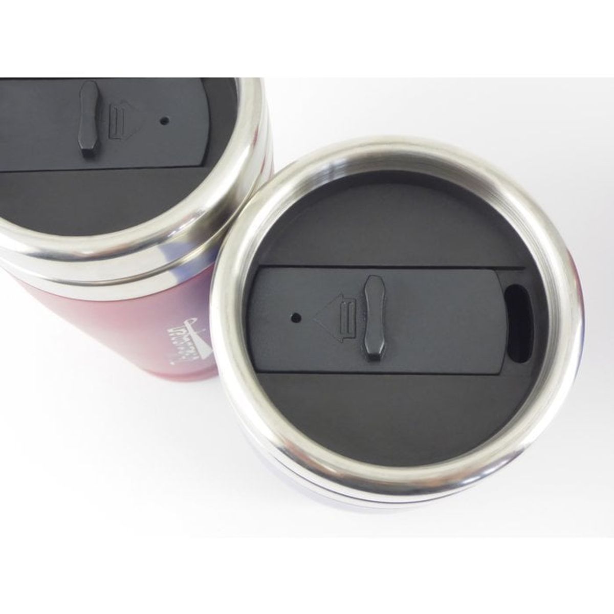 Volkswagen VW Stainless Steel Insulated Tumbler, double-walled, 450ml in Gift Box - Logo/Red