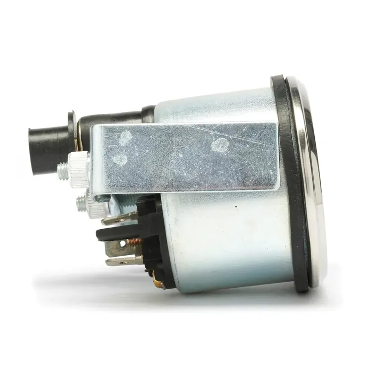 SSP oljetrykkmåler – krom kant, 52 mm (0–80 psi)